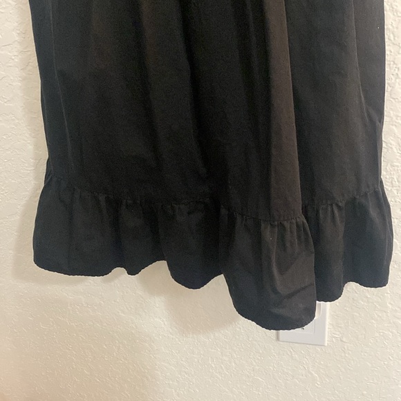 Black ruffle midi dress - Picture 4 of 6